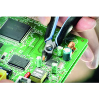 Produktbild för Bahco Elektroniktång, sidavbitare. Ovalt huvud, Avbitartång,...