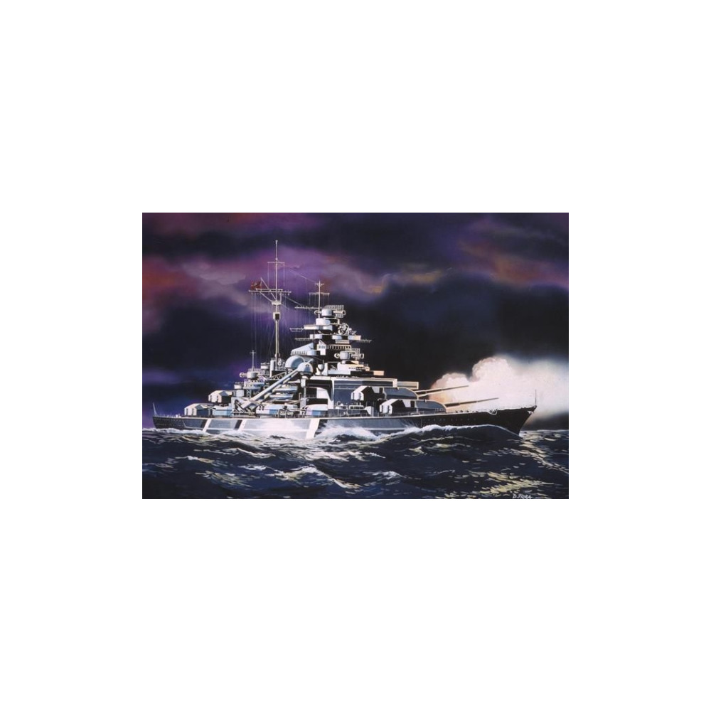 Produktbild för Revell 5802, Modellskepp, Monteringssats, 1:1200, Bismarck,...