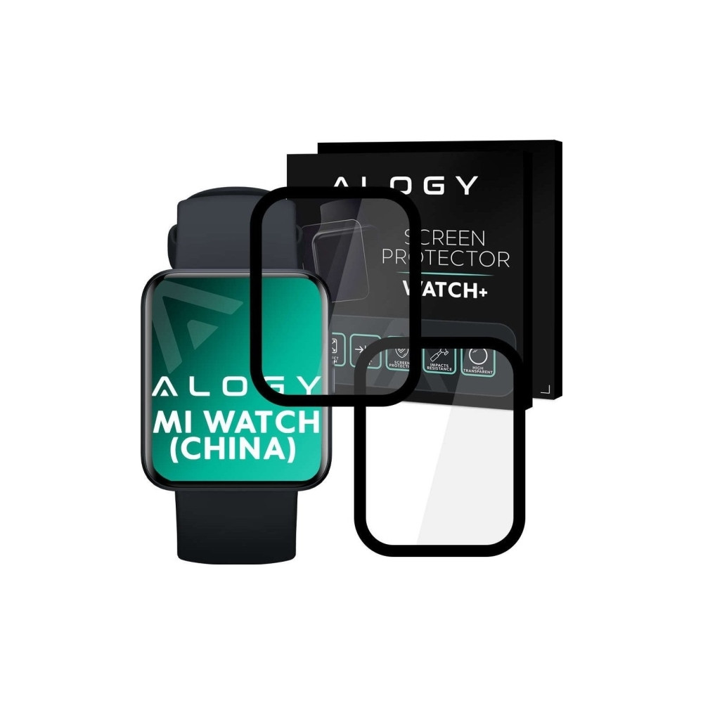 Produktbild för Alogy Alogy Alogy Full Glue 2x Flexible 3D Glass for Xiaomi...