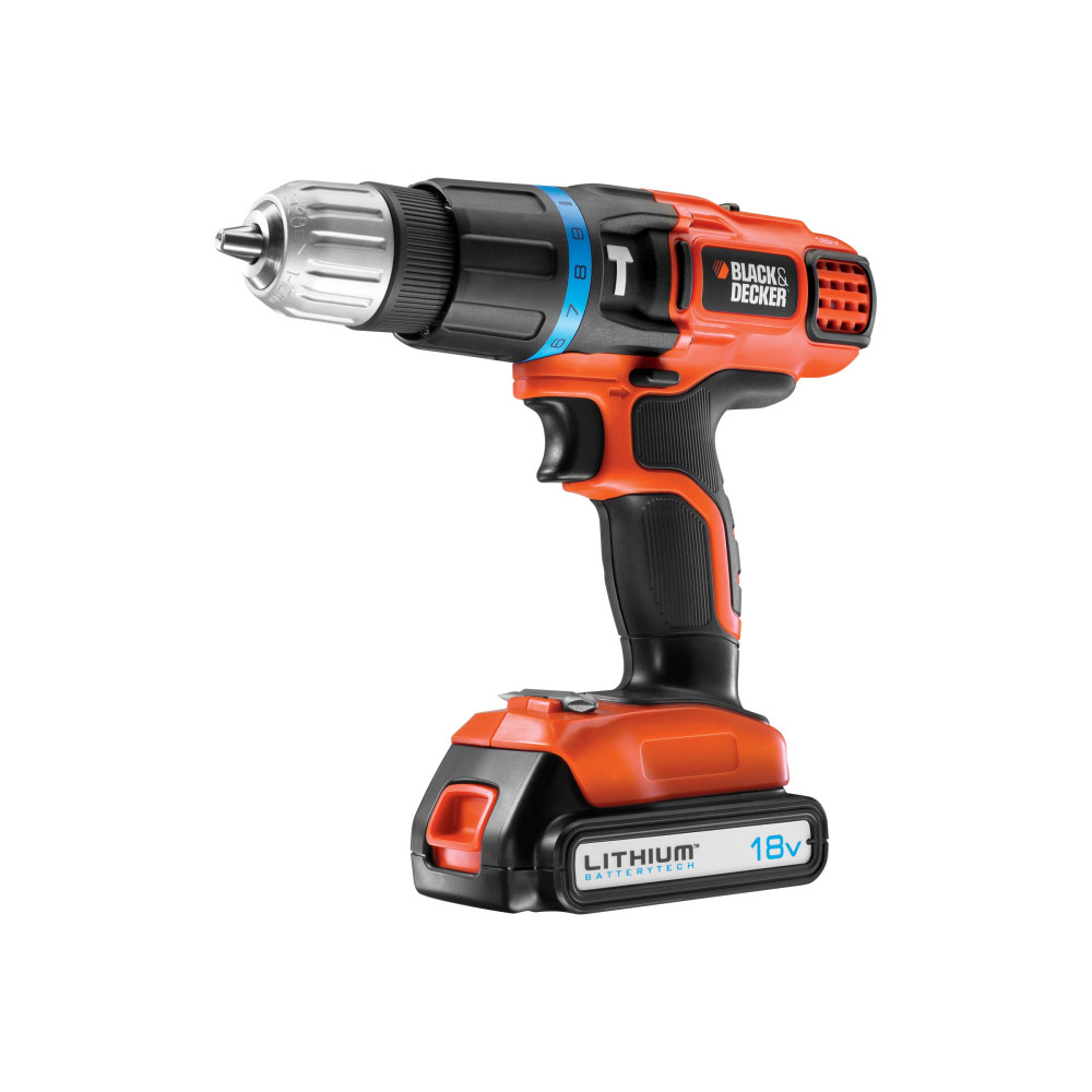 Produktbild för BLACK+DECKER EGBL18K borr/drivare - sladdlös