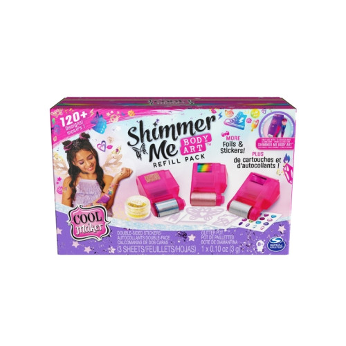 Spin Master Cool Maker CLM RFL ShimrMeBdyArtRefl ECMX GML, Tatueringsset...