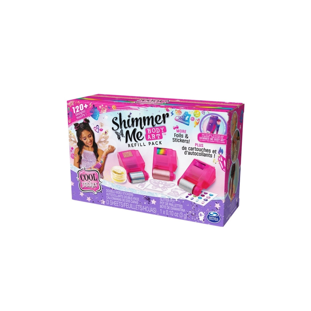 Produktbild för Cool Maker CLM RFL ShimrMeBdyArtRefl ECMX GML, Tatueringsset...