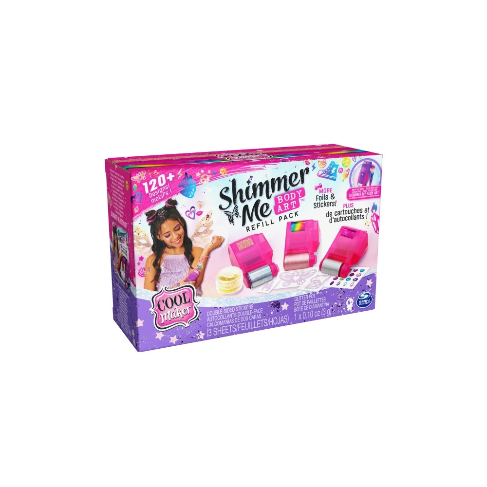 Produktbild för Cool Maker CLM RFL ShimrMeBdyArtRefl ECMX GML, Tatueringsset...