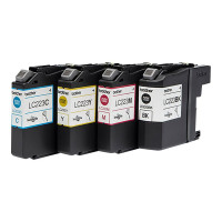 Produktbild för Brother LC223 - 4-pack - svart, gul, cyan, magenta - original - bläckpatron