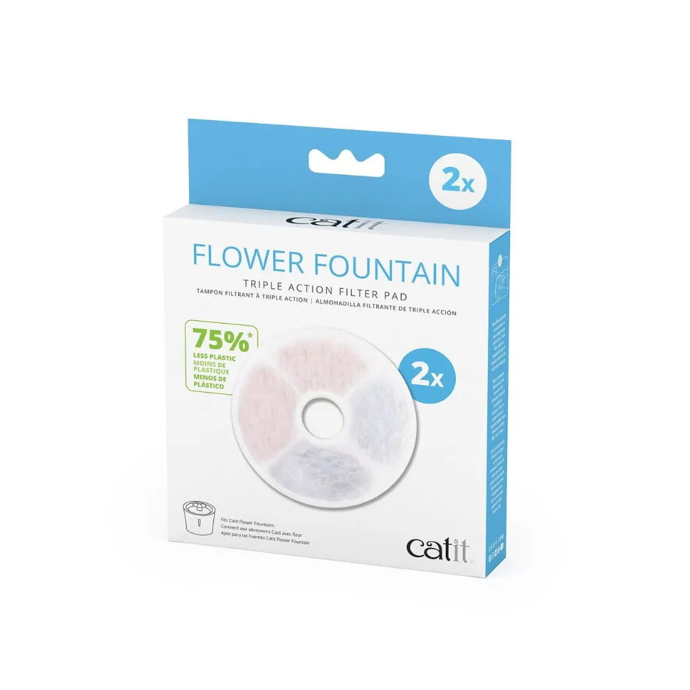 Produktbild för Catit Water Softening Filter Triple Action 2pcs (785.0362) /...