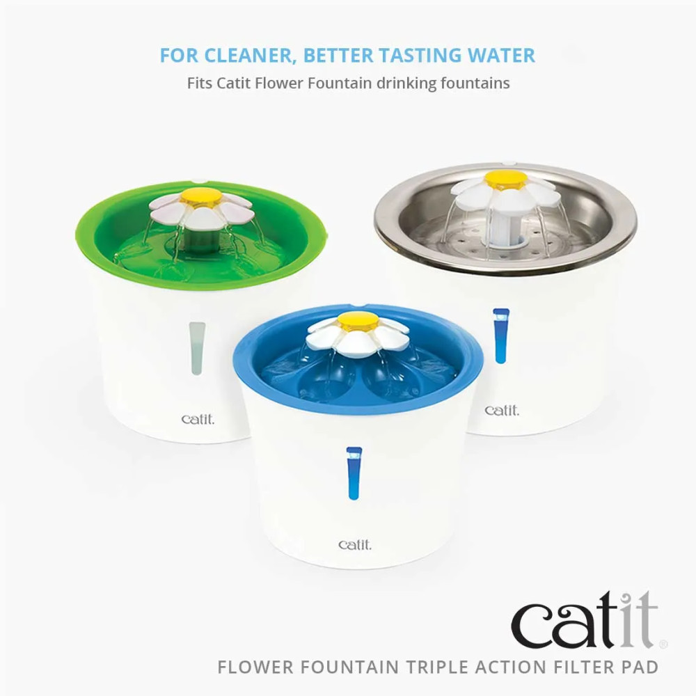 Produktbild för Catit Water Softening Filter Triple Action 2pcs (785.0362) /...