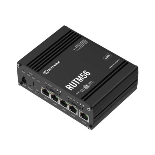 Teltonika Teltonika RUTM56 - trådlös router - WWAN - Wi-Fi 5 - 5G, 4G, 3G, 2G - DIN-skenmonterbar, väggmonterbar, bordsmonterbar