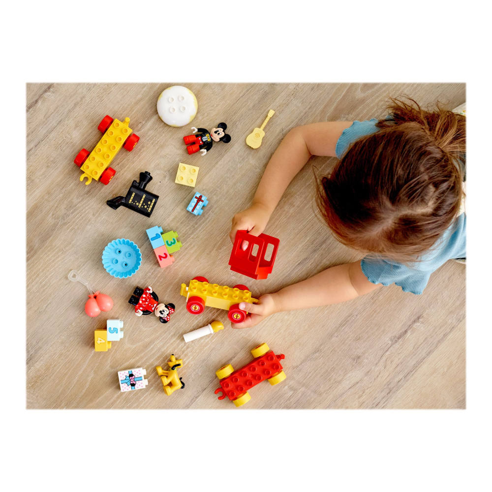 Produktbild för LEGO DUPLO Disney 10941 - Musse och Mimmis födelsedagståg - byggsats