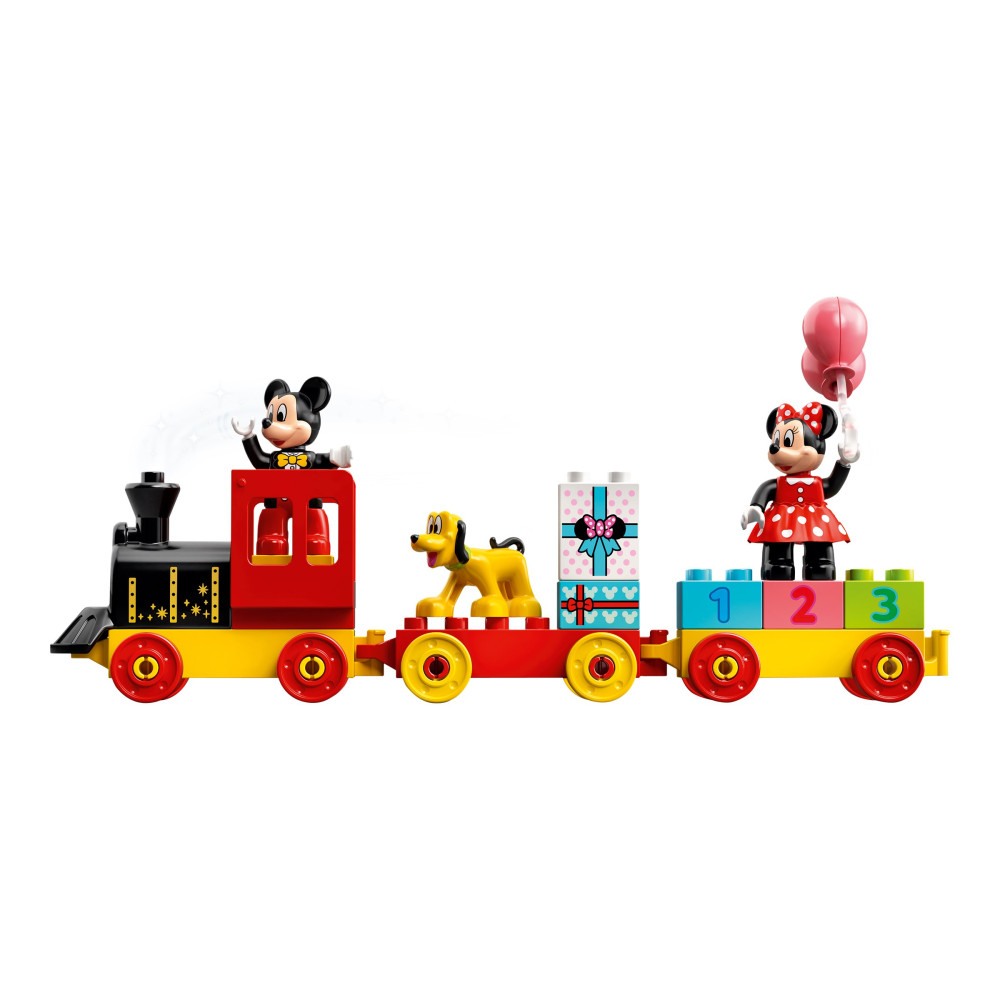 Produktbild för LEGO DUPLO Disney 10941 - Musse och Mimmis födelsedagståg - byggsats