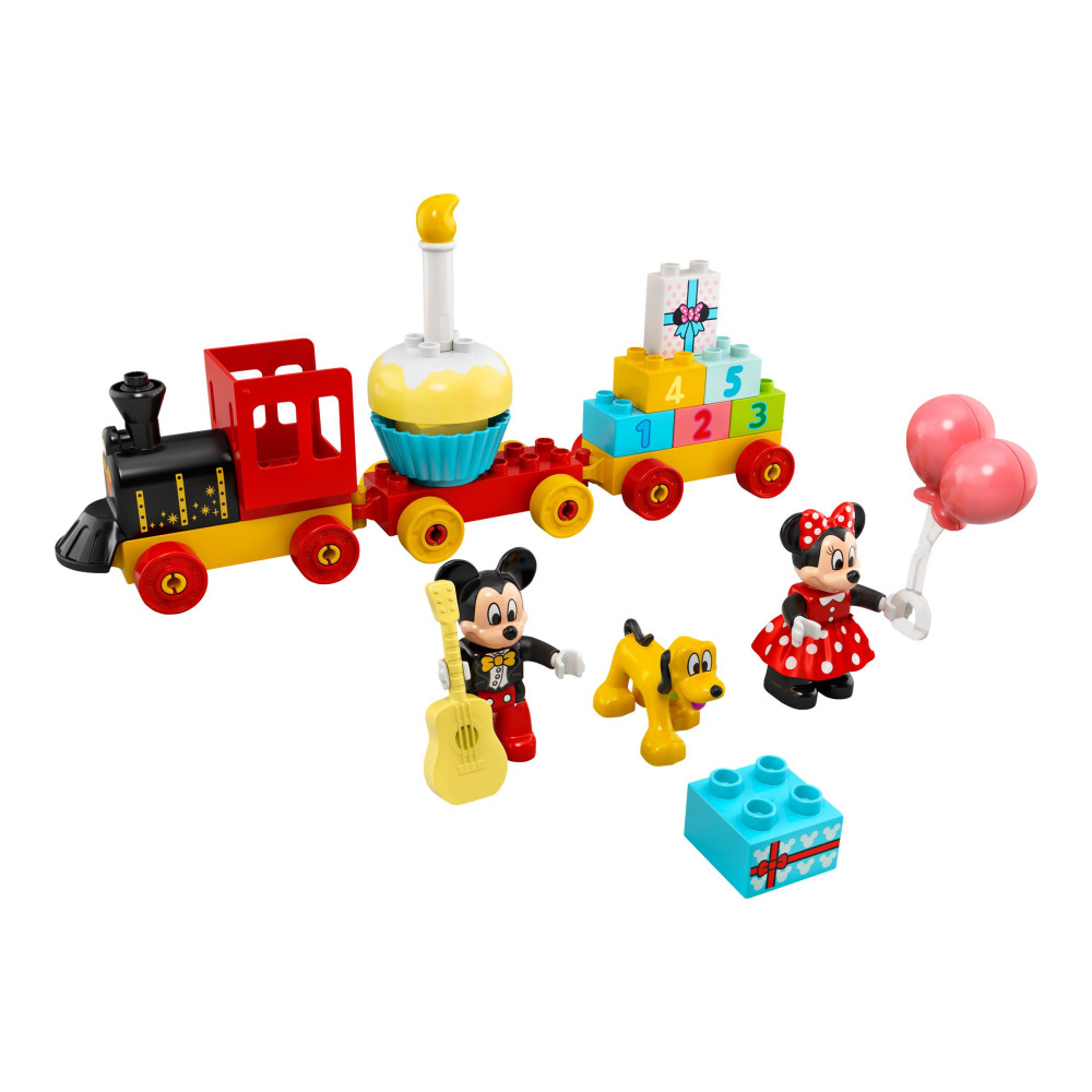 Produktbild för LEGO DUPLO Disney 10941 - Musse och Mimmis födelsedagståg - byggsats