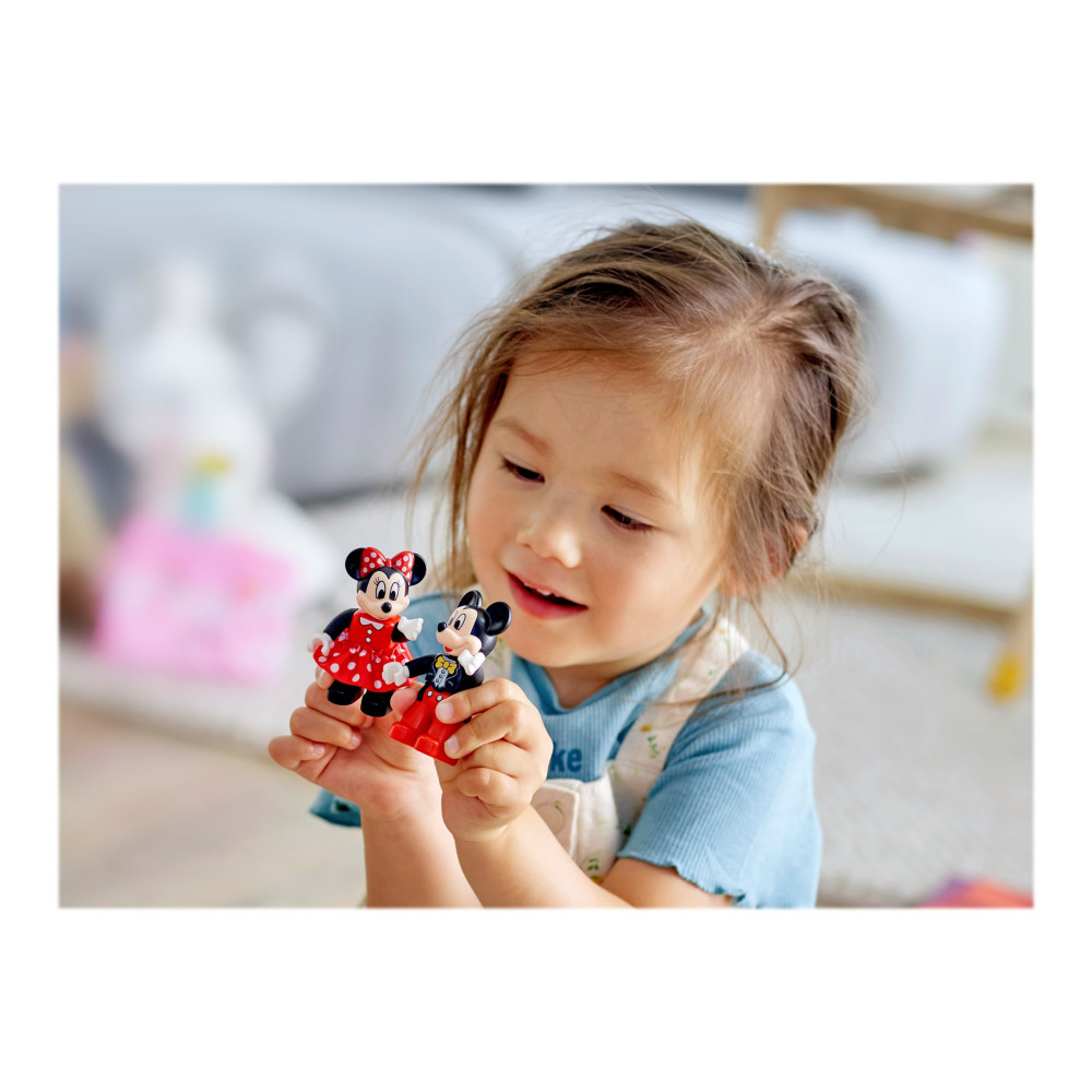 Produktbild för LEGO DUPLO Disney 10941 - Musse och Mimmis födelsedagståg - byggsats