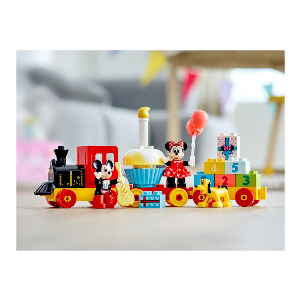 Produktbild för LEGO DUPLO Disney 10941 - Musse och Mimmis födelsedagståg - byggsats