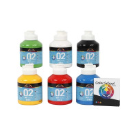 Produktbild för Akrylfärg 32132 A-Color 500 ml ass. färger