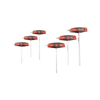Produktbild för Wiha 334DS K6, Insexnyckel med T-handtag, Metrisk, 6 styck,...
