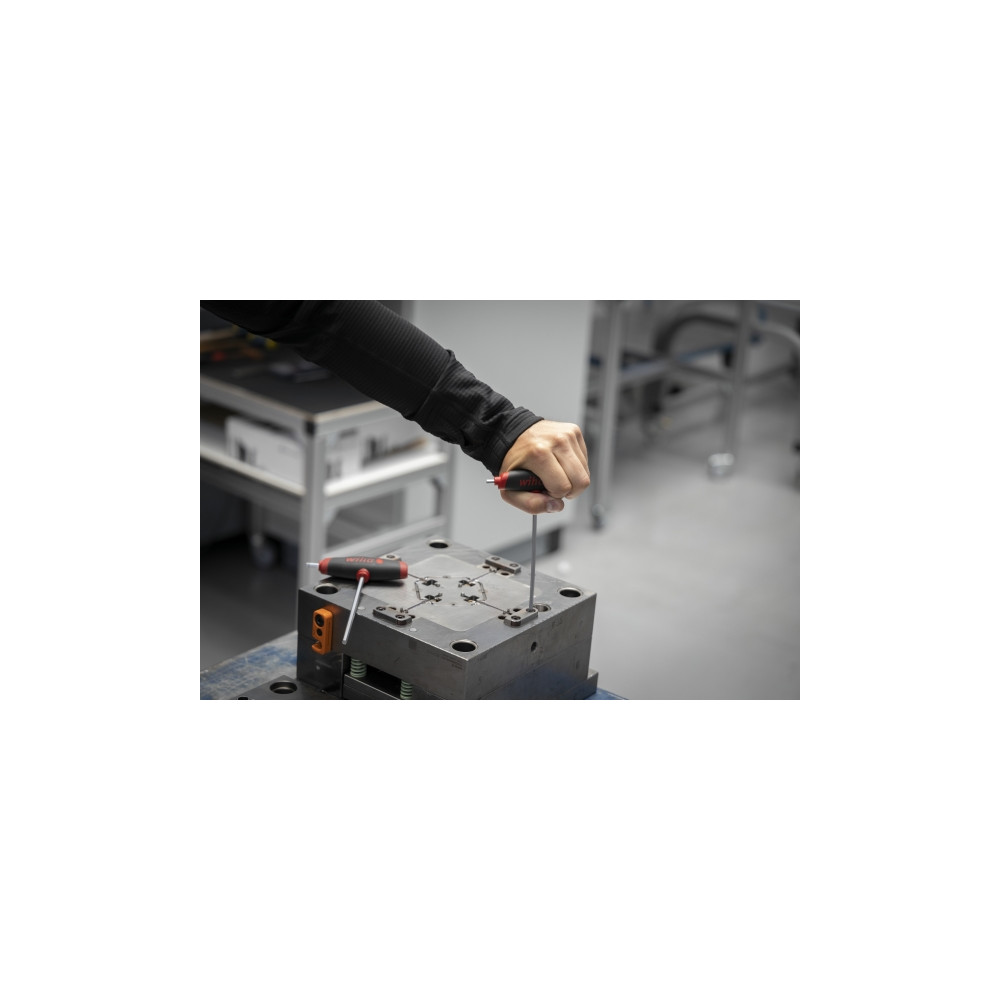Produktbild för Wiha 334DS K6, Insexnyckel med T-handtag, Metrisk, 6 styck,...