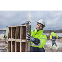 Produktbild för Ejendals TEGERA 295, Arbetshandskar, Blå, Grå, Vit, Vuxen, V...