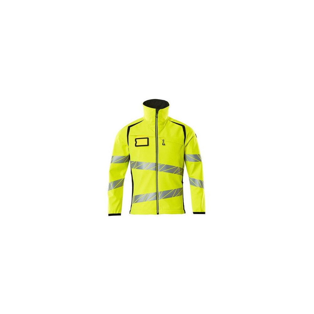 Produktbild för MASCOT® WORKWEAR Softshelljacka modell 19002-142 hi-vis gul/...