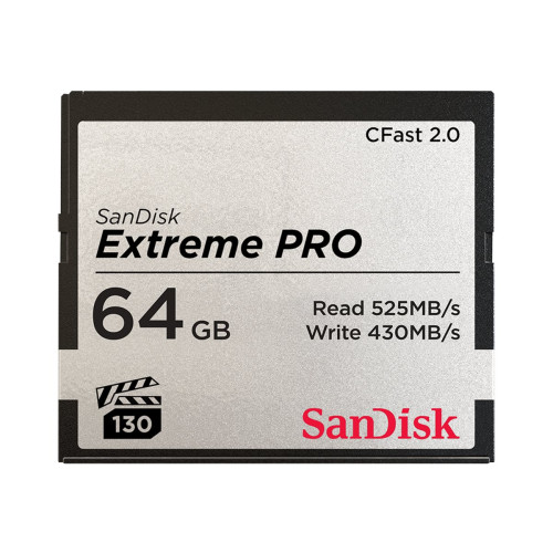 SANDISK SanDisk Extreme PRO - flash-minneskort - 64 GB - CFast 2.0