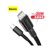 Produktbild för Baseus CATLGD-01, 1 m, Lightning, USB C, Hankontakt, Hankont...