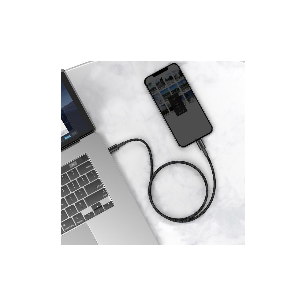 Produktbild för Baseus CATLGD-01, 1 m, Lightning, USB C, Hankontakt, Hankont...