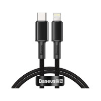 Produktbild för Baseus CATLGD-01, 1 m, Lightning, USB C, Hankontakt, Hankont...