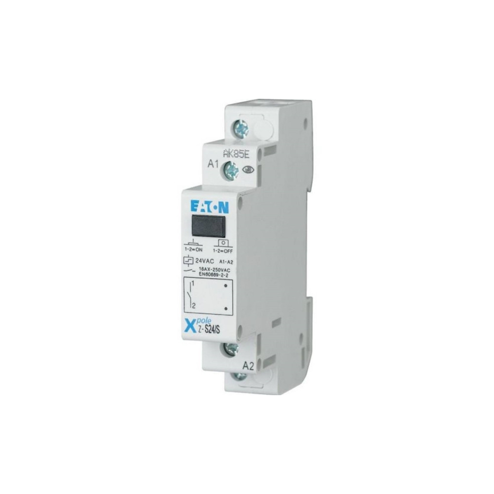 Produktbild för Eaton kopplingsrelä 24vac/12vdc 16A