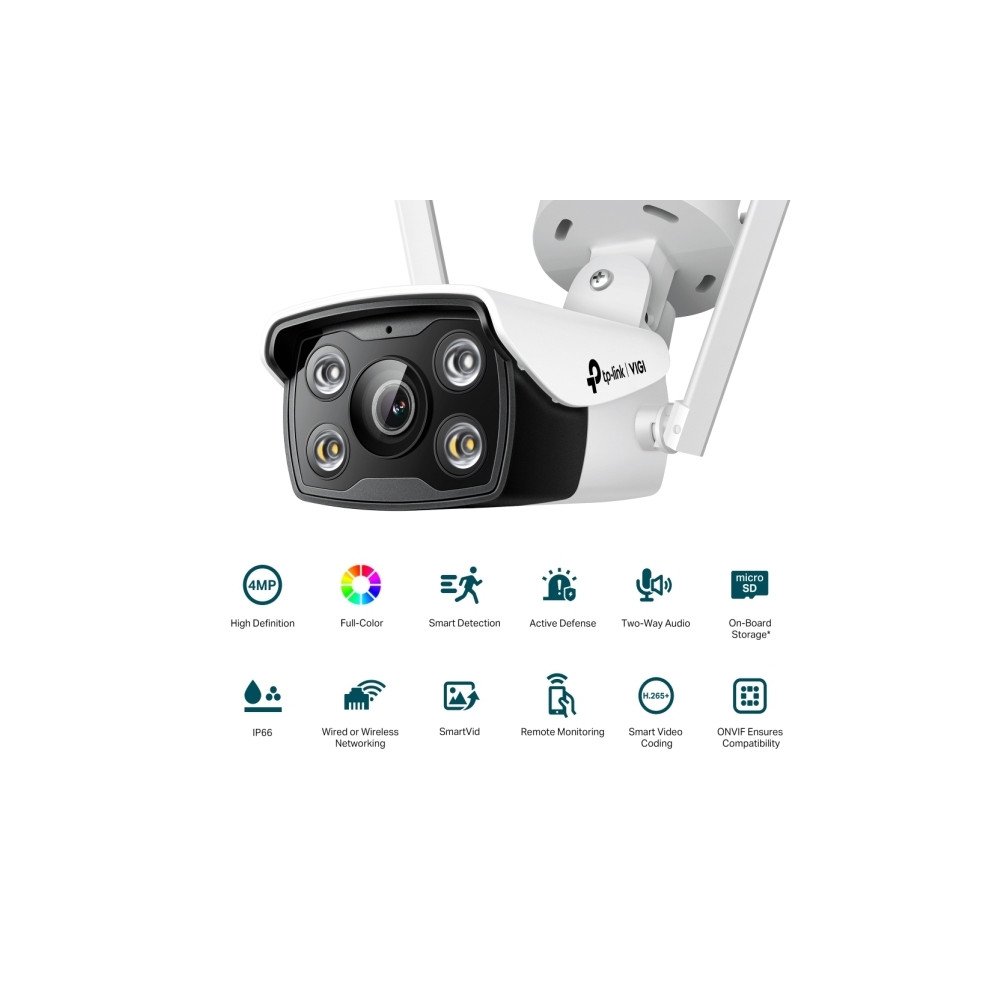 Produktbild för TP-Link VIGI C340-W V1 - nätverksövervakningskamera - kula