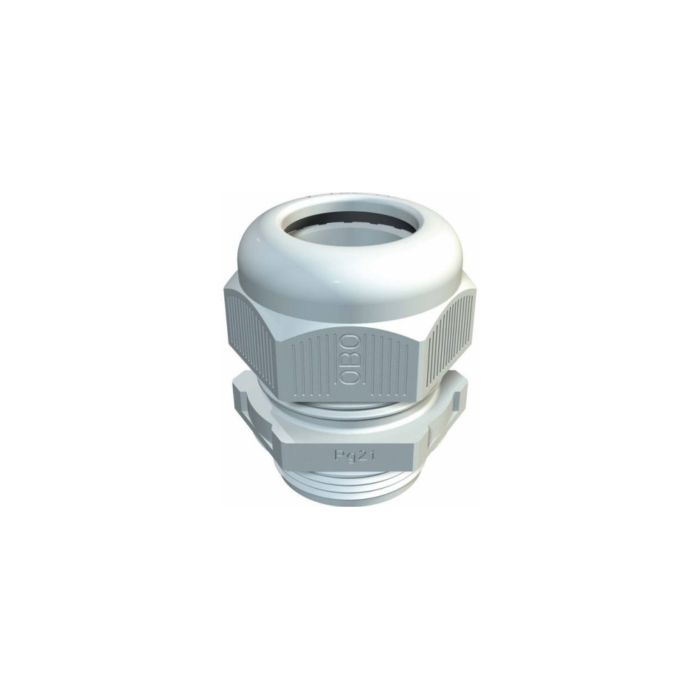 Produktbild för OBO Bettermann 2024748 kabelgenomföring 1,5 mm plast PA ljus...