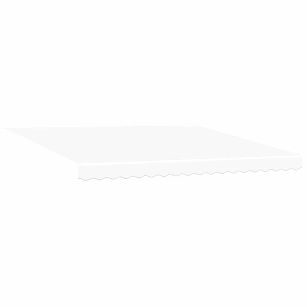 Produktbild för Utdragbar markis Vit 400 × 350 cm Polyester