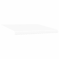 Produktbild för Utdragbar markis Vit 400 × 350 cm Polyester