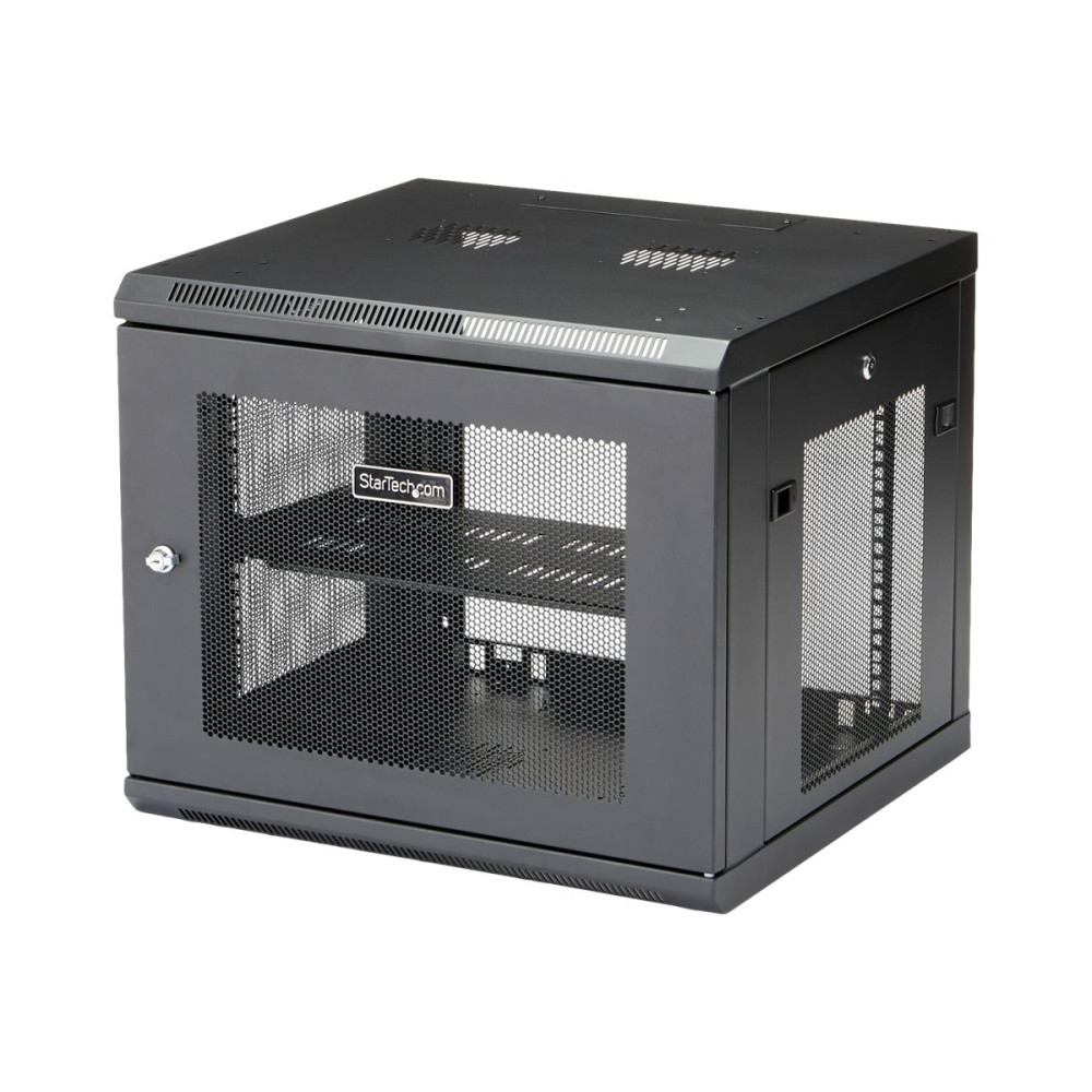 Produktbild för StarTech.com 9U väggmonterat serverrackskåp - upp till 19 tum (48,26 cm) djupt - rackmonteringsskåp - 9U