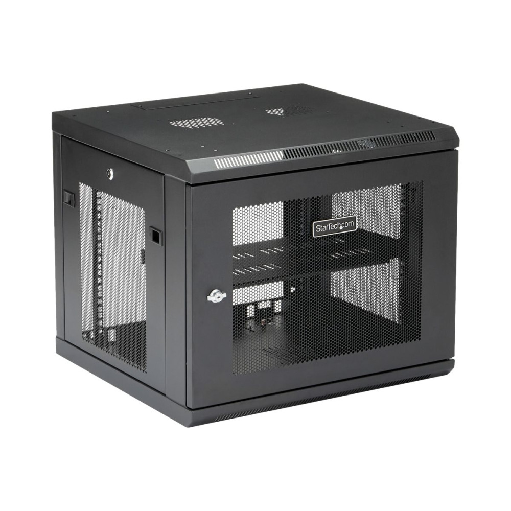 Produktbild för StarTech.com 9U väggmonterat serverrackskåp - upp till 19 tum (48,26 cm) djupt - rackmonteringsskåp - 9U