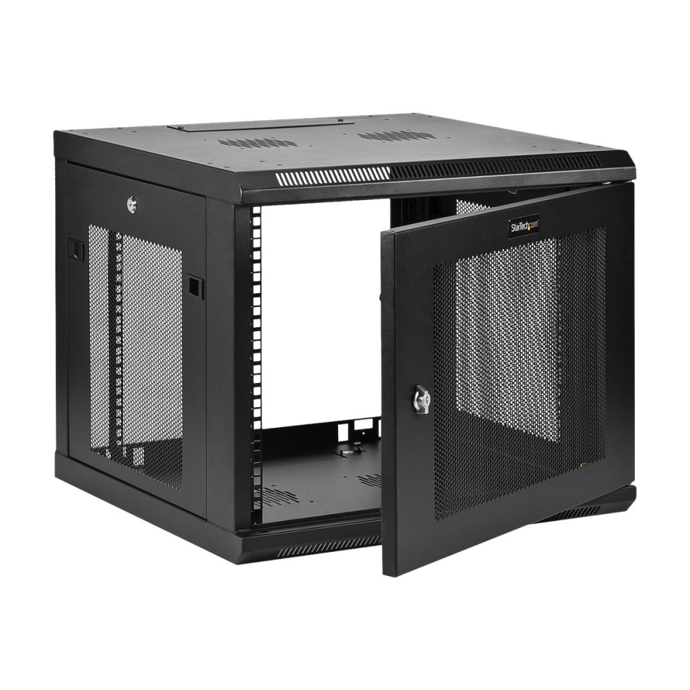 Produktbild för StarTech.com 9U väggmonterat serverrackskåp - upp till 19 tum (48,26 cm) djupt - rackmonteringsskåp - 9U