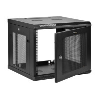 Produktbild för StarTech.com 9U väggmonterat serverrackskåp - upp till 19 tum (48,26 cm) djupt - rackmonteringsskåp - 9U