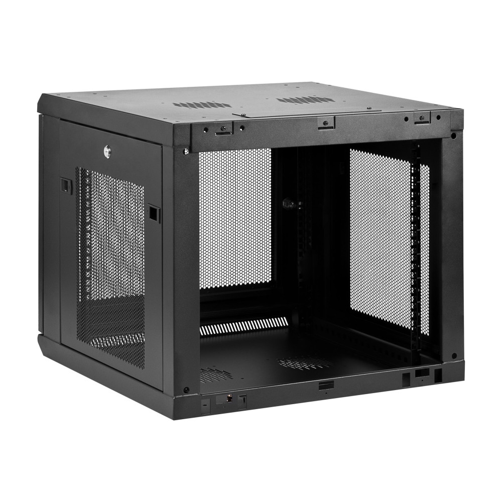 Produktbild för StarTech.com 9U väggmonterat serverrackskåp - upp till 19 tum (48,26 cm) djupt - rackmonteringsskåp - 9U
