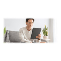 Produktbild för Logitech Combo Touch - tangentbord och foliefodral - med pekdyna - QWERTY - hela norden - oxford-grå Inmatningsenhet