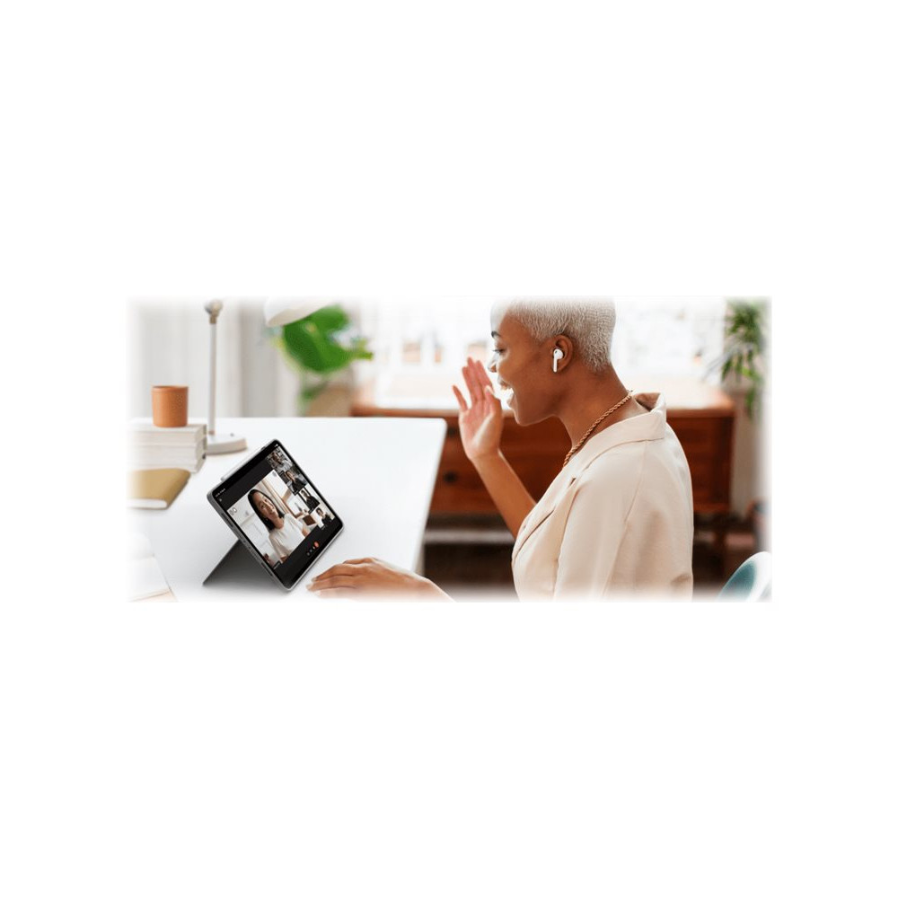 Produktbild för Logitech Combo Touch - tangentbord och foliefodral - med pekdyna - QWERTY - hela norden - oxford-grå Inmatningsenhet