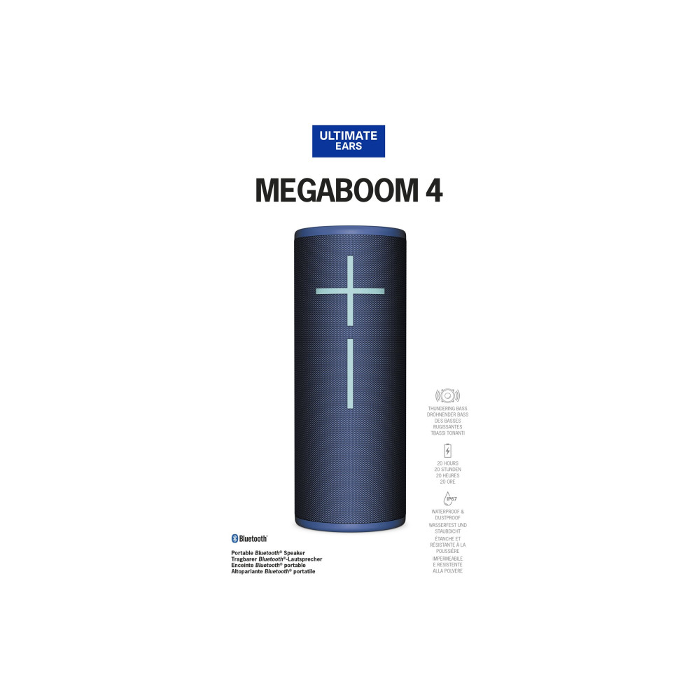 Produktbild för Ultimate Ears MEGABOOM 4 - högtalare - för bärbar användning - trådlös