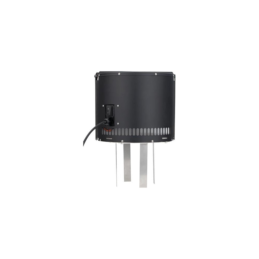 Produktbild för EXODRAFT röksug/draft booster svart Ø266 mm 230V 36W max. 25...