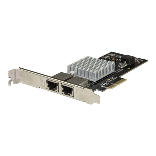 StarTech.com Startech PCIe 10GBase-T / NBASE-T Ethernet nätverkskort med 2 portar - med Intel X550-chip - nätverksadapter - PCIe 3.0 x4 - 10Gb Ethernet x 2