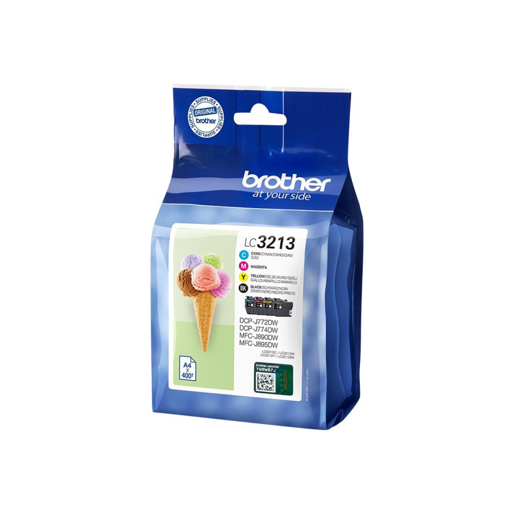 Produktbild för Brother LC3213 - 4-pack - svart, gul, cyan, magenta - original - bläckpatron