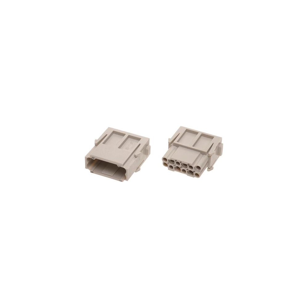 Produktbild för HARTING HAN DD-modul 6B, 10B, 16B, 24B för 12 krympbussninga...