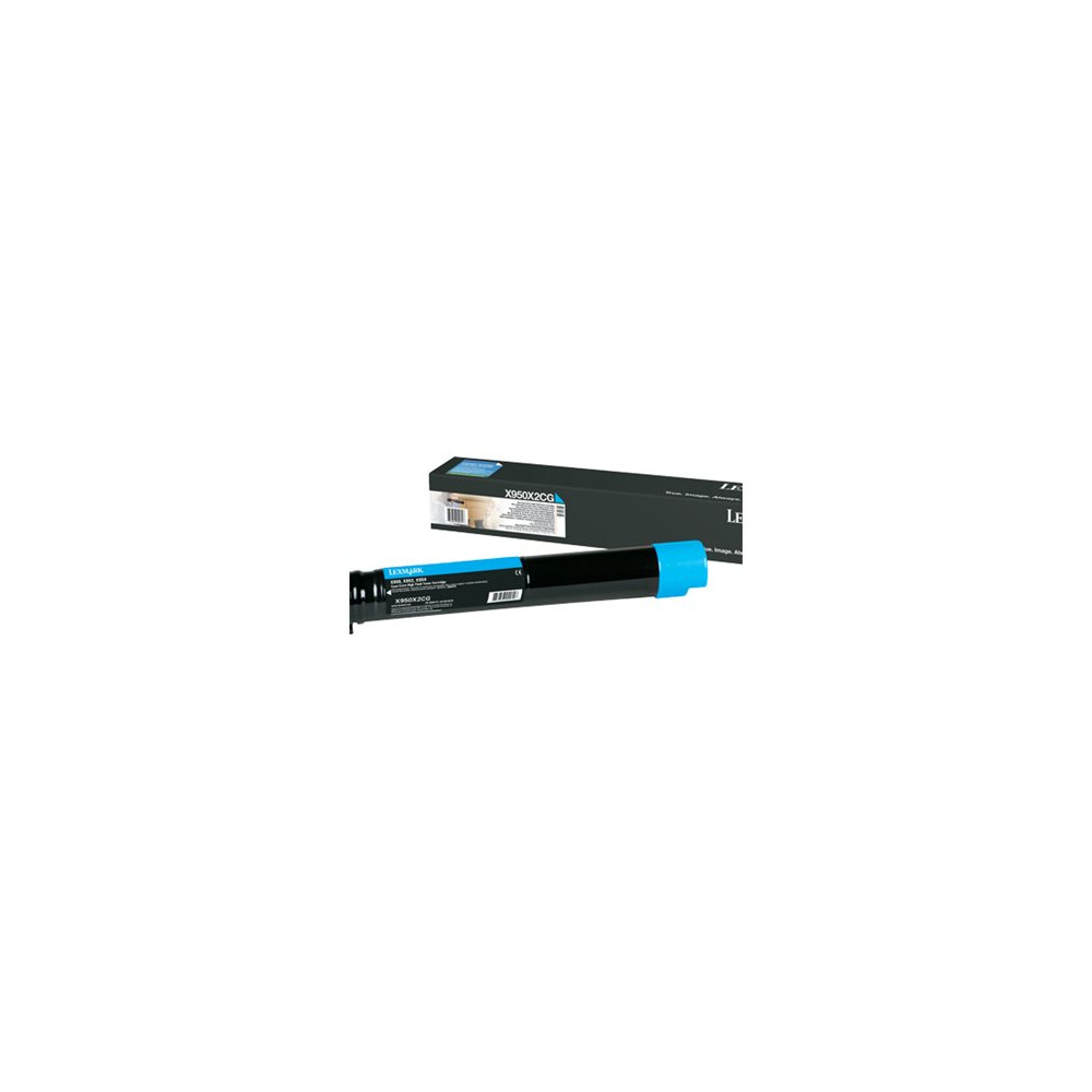 Produktbild för Lexmark - Extra lång livslängd - cyan - original - tonerkassett - LCCP