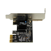 Produktbild för Startech 1 Port PCIe Network Card - Low Profile - RJ45 Port - Realtek RTL8111H Chipset - Ethernet Network Card - NIC Server Adapter Network Card (ST1000SPEX2L) - nätverksadapter - PCI Express x1 - Gigabit Ethernet x 1