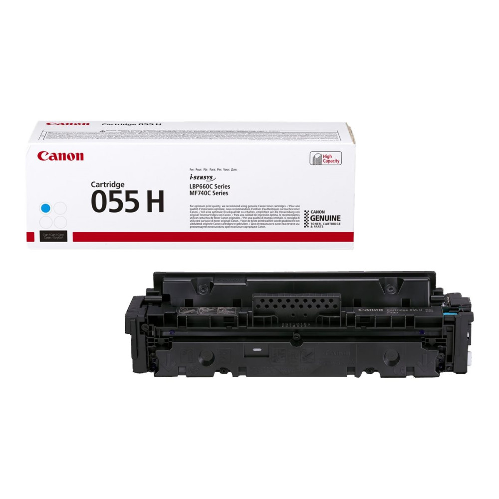 Produktbild för Canon 055 H - Lång livslängd - cyan - original - tonerkassett