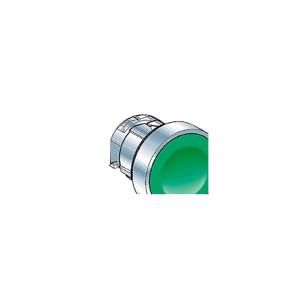Produktbild för Schneider Electric ZB4BA3, Grön, Harmony XB4, IP69K, 29 mm,...