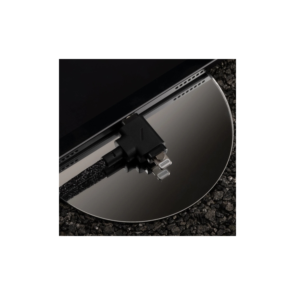 Produktbild för Native Union Belt Duo, Grön, USB C, USB C/Lightning, 1,5 m,...
