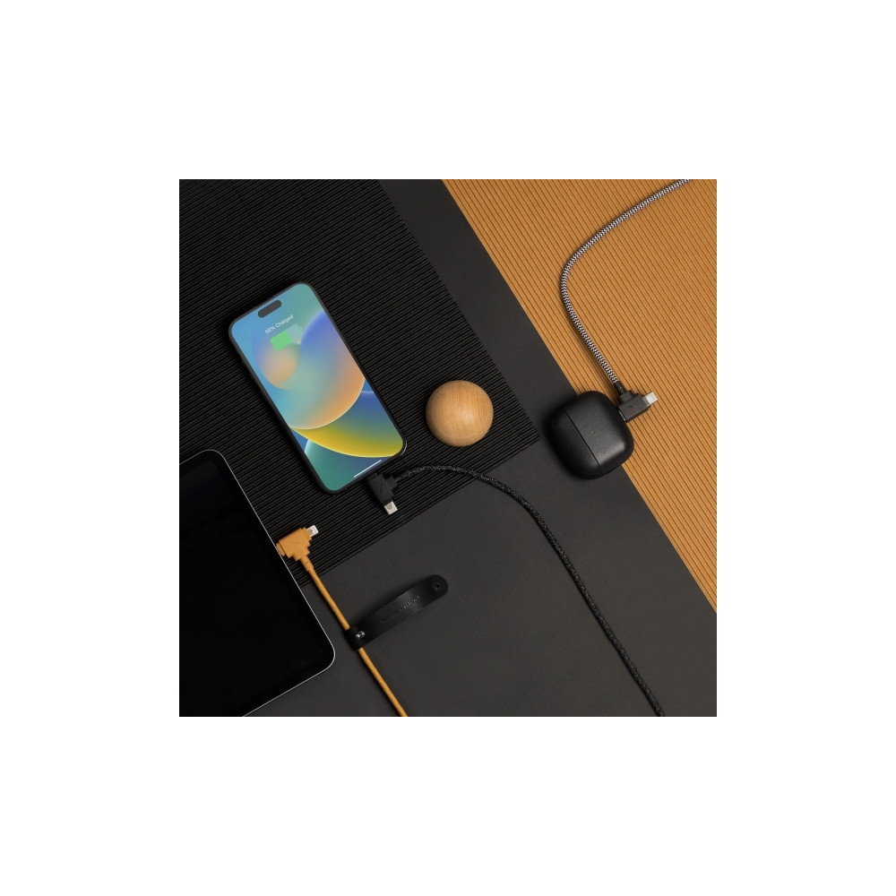 Produktbild för Native Union Belt Duo, Grön, USB C, USB C/Lightning, 1,5 m,...
