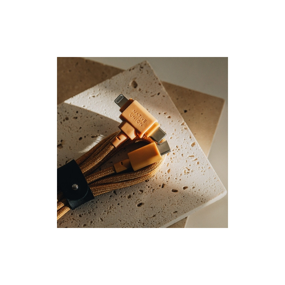 Produktbild för Native Union Belt Duo, Grön, USB C, USB C/Lightning, 1,5 m,...