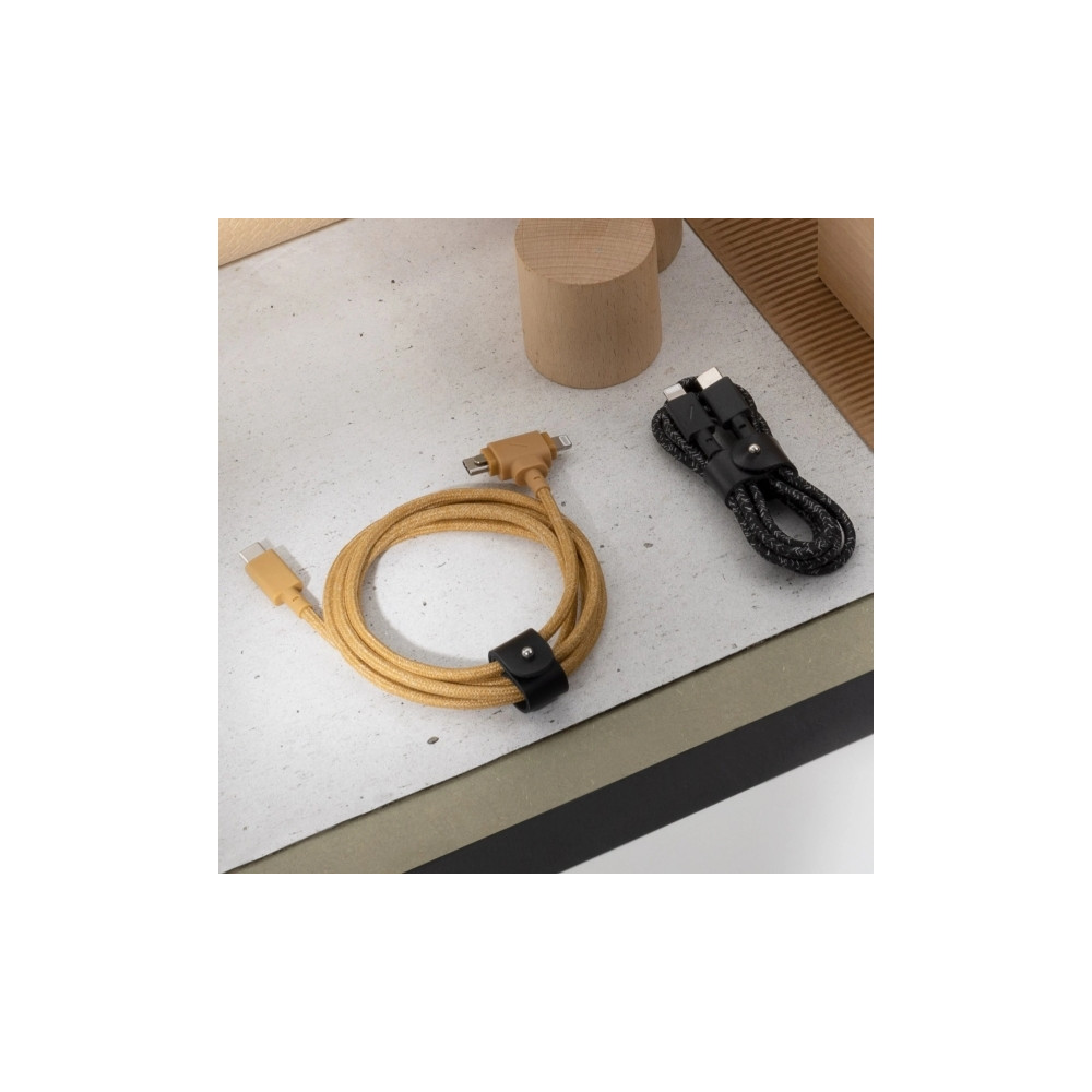 Produktbild för Native Union Belt Duo, Grön, USB C, USB C/Lightning, 1,5 m,...